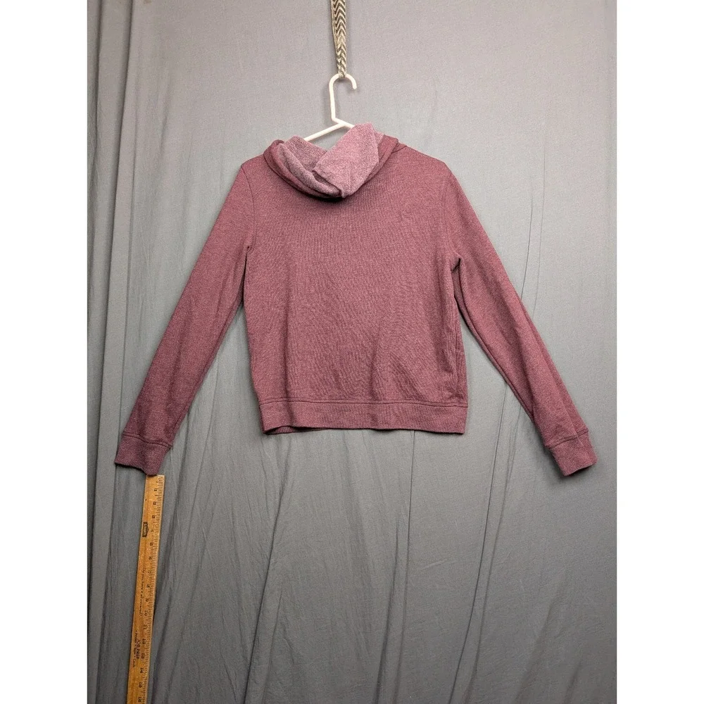 Aeropostale Kids Medium Mauve Burgundy Pullover Hoodie Sweatshirt